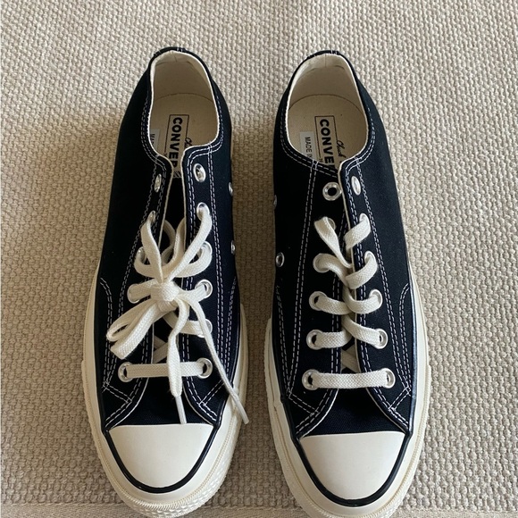 NWOT Men’s Chuck Taylor Converse All Star Lo Black Size 7.5M - Picture 4 of 8